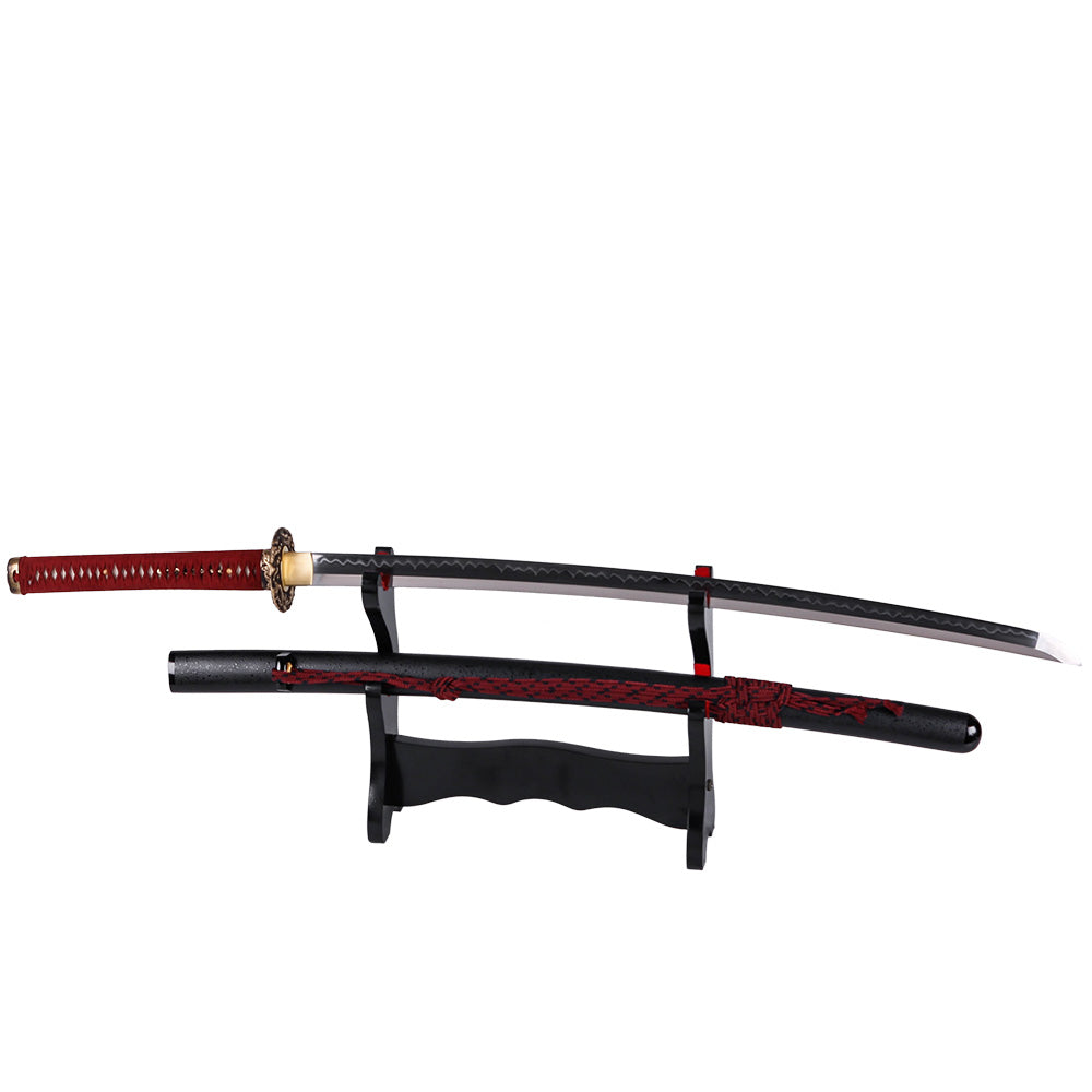 Dragon Katana Red Swords Real T10 Steel