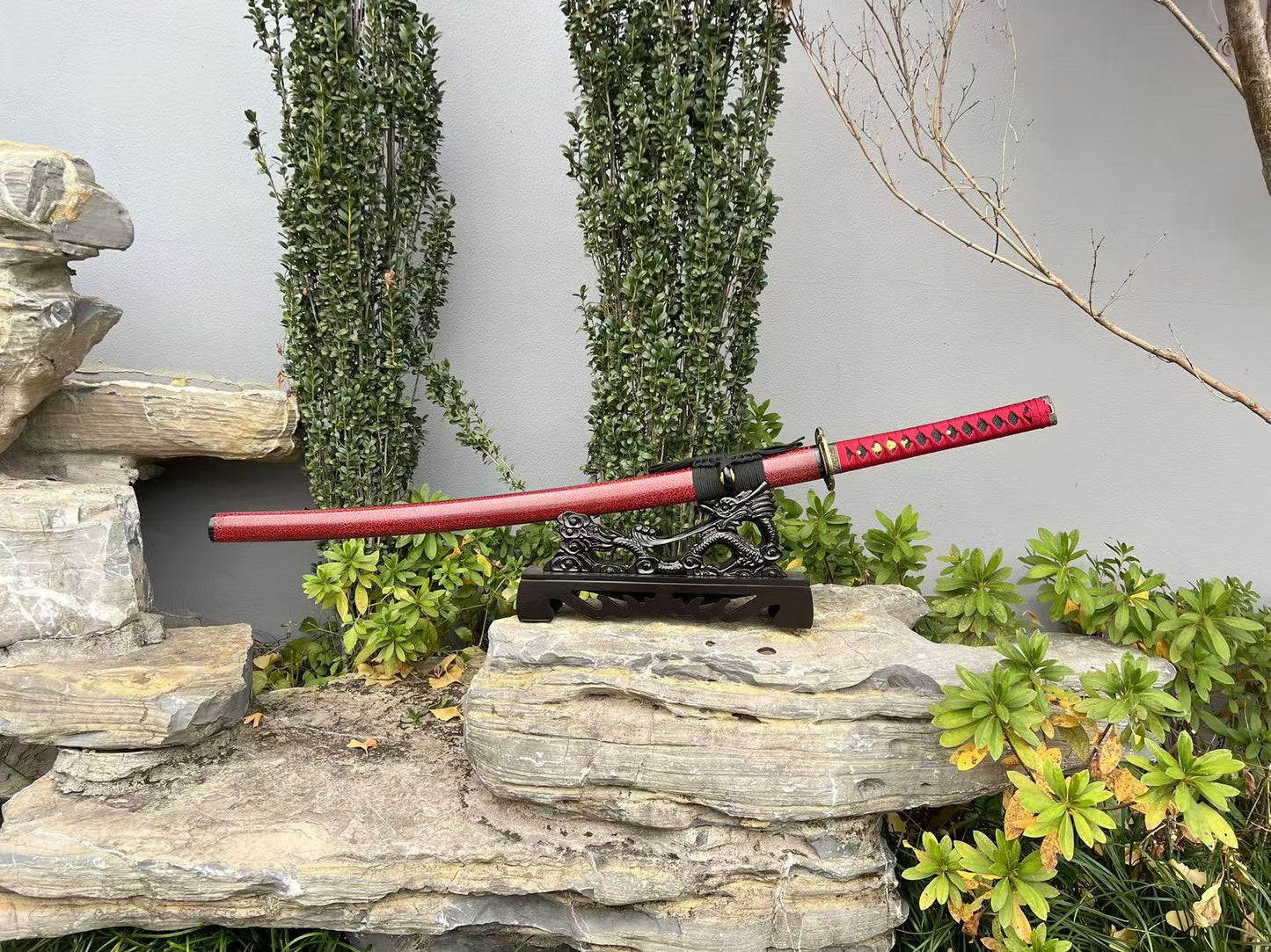 Katana Stand - Dragon Sword Holder Single Display Stand