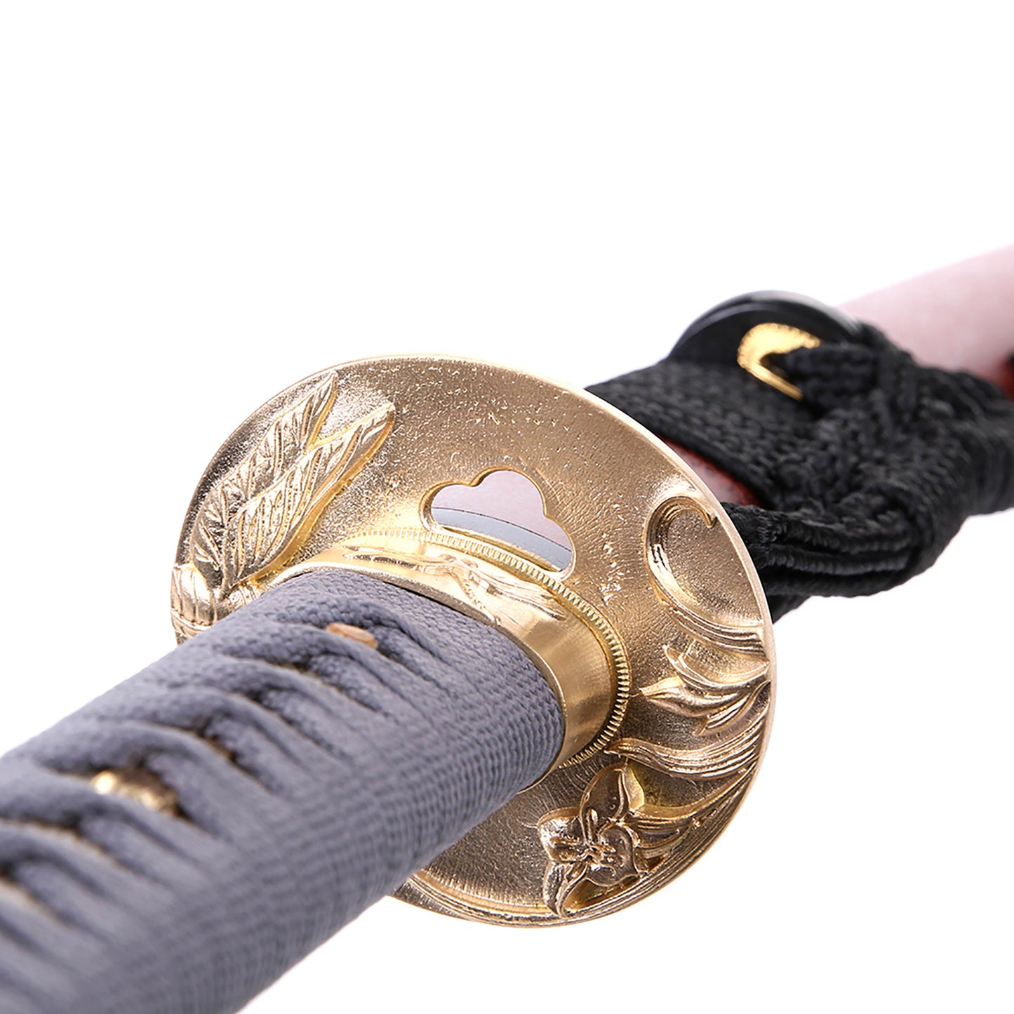 Golden dragonfly tsuba