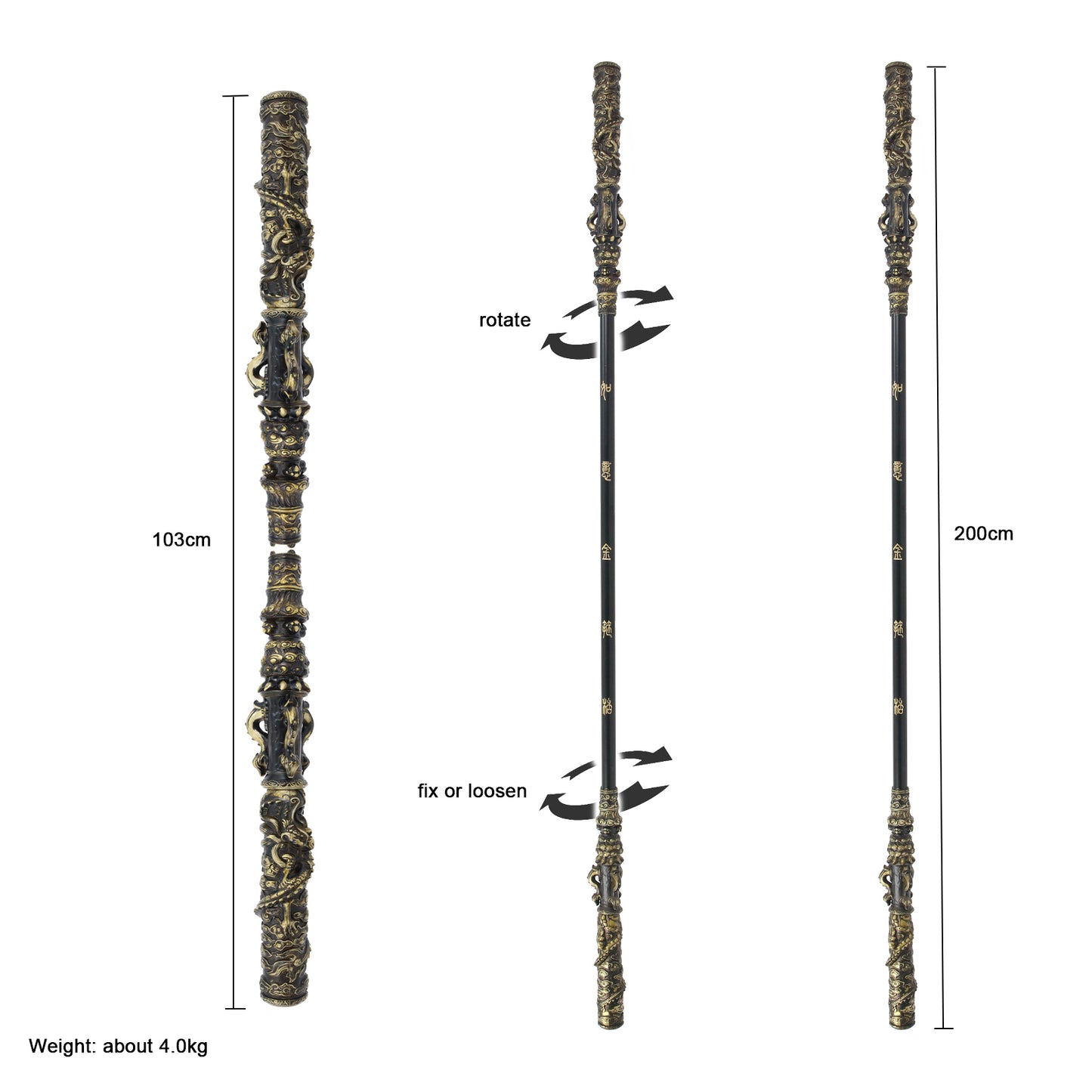 Chinese Game Black Myth Wukong Metal Cudgel Golden Stick