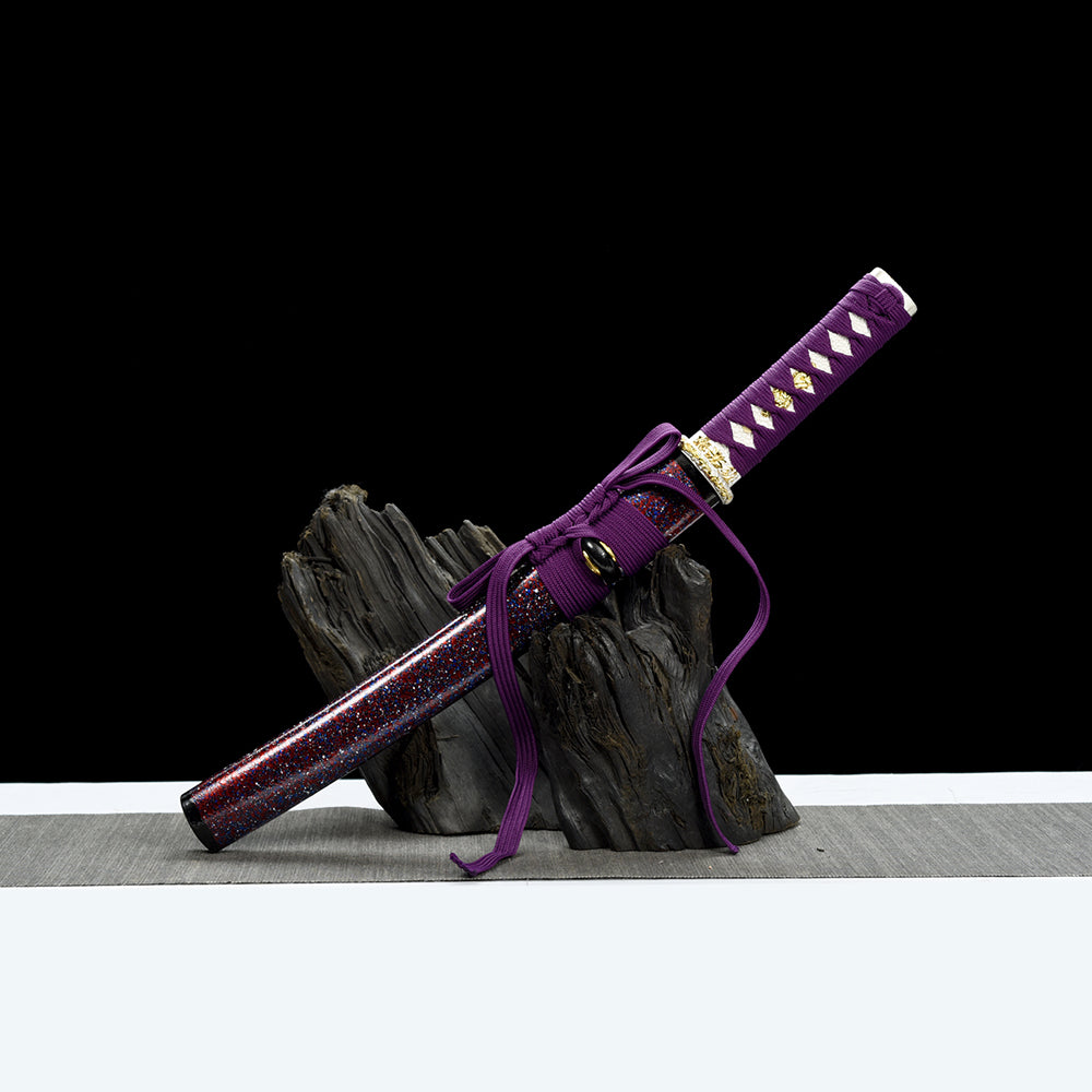 High Manganese Steel Short Sword-Handmade Sharp Tanto Battle Ready