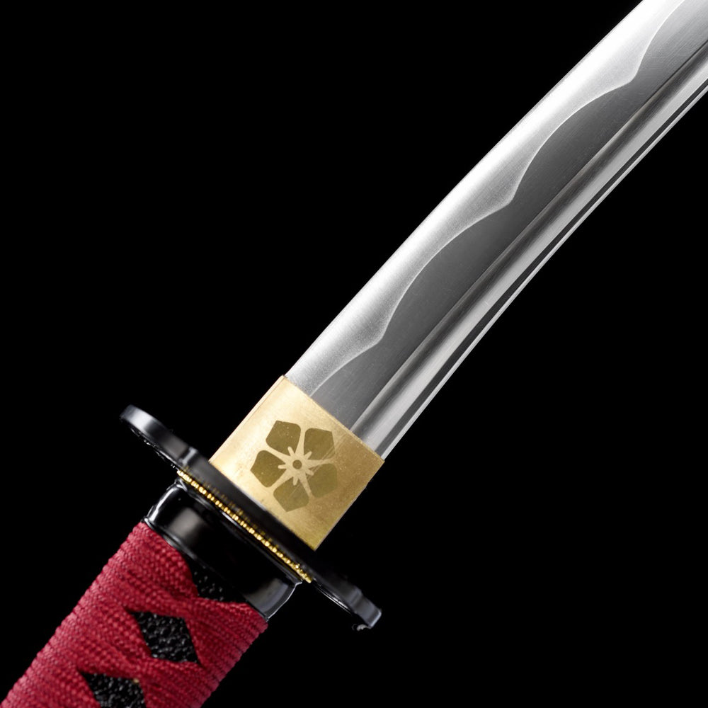 Martial Arts Japanese Tanto-Short Sword with Iron Tsuba