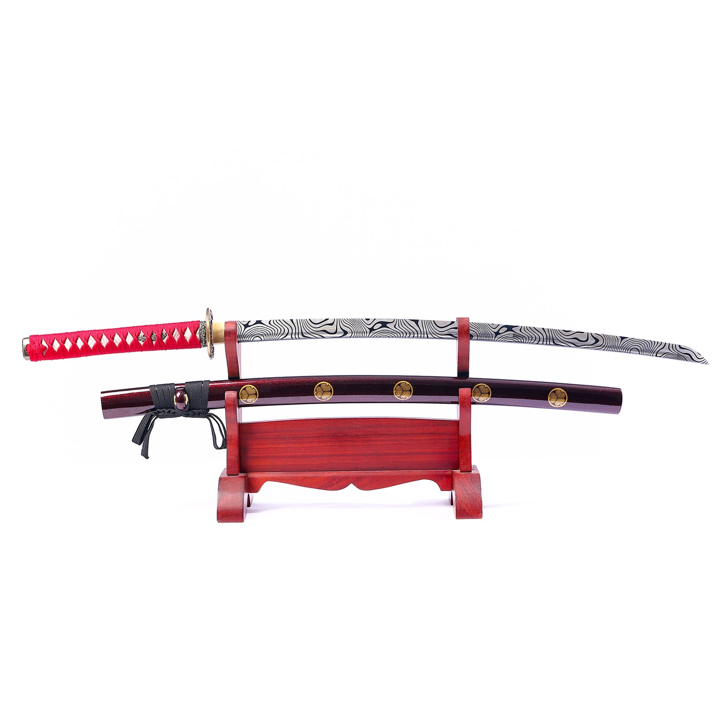 Katana- 1060 High Carbon Steel Red Sword Fighting