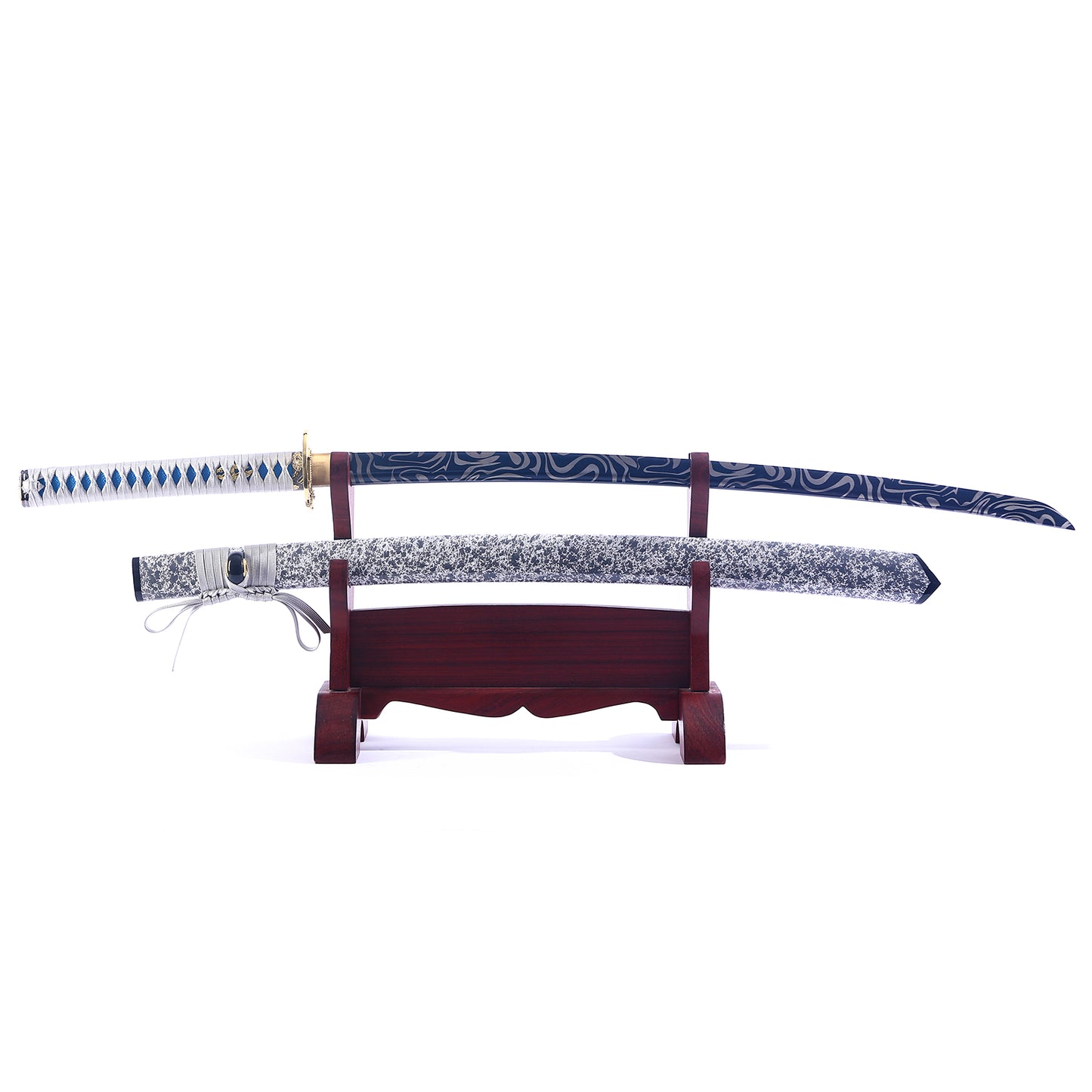 Zen Garden Decorative Katana-High Carbon Steel Blade and Ray Skin Grip