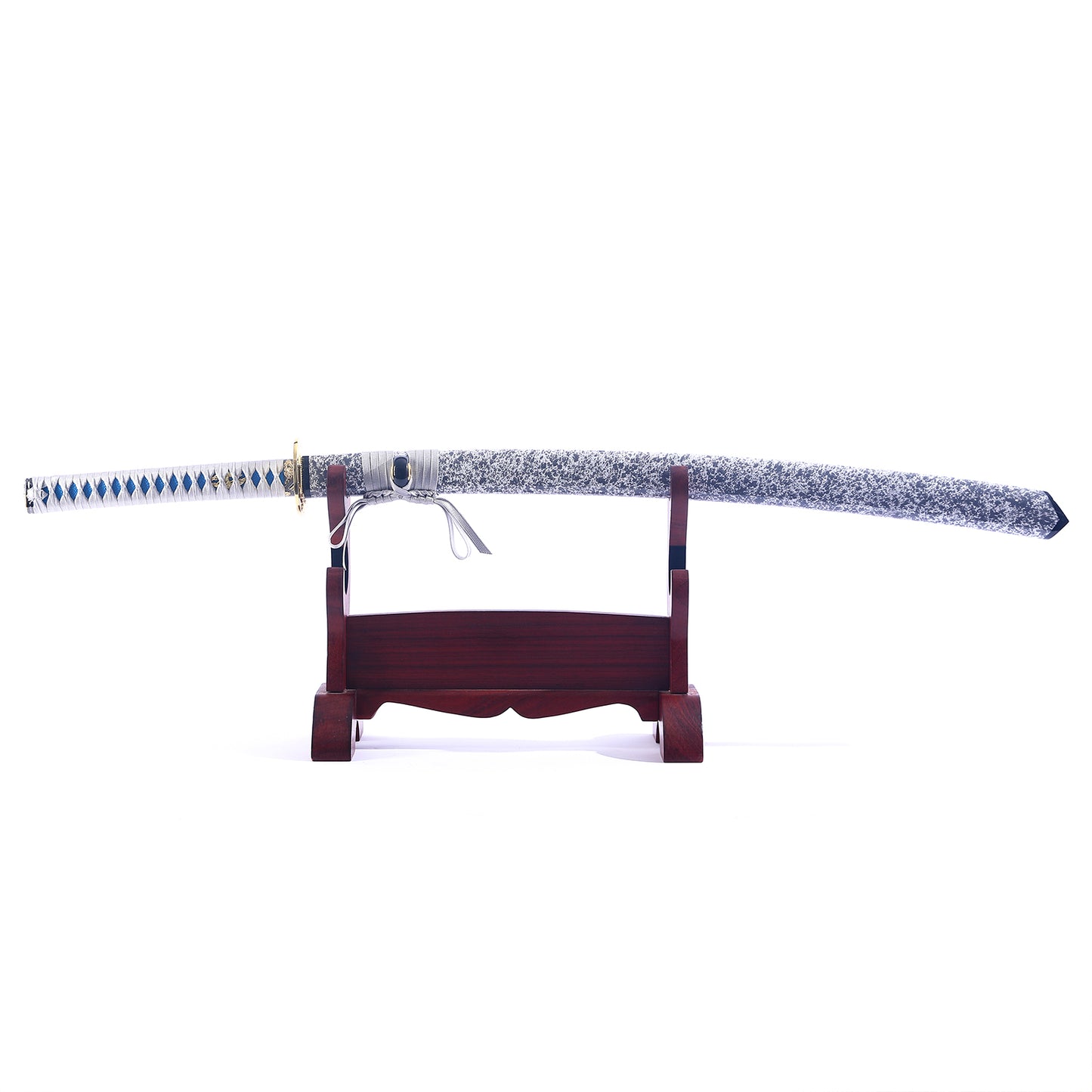 Zen Garden Decorative Katana-High Carbon Steel Blade and Ray Skin Grip