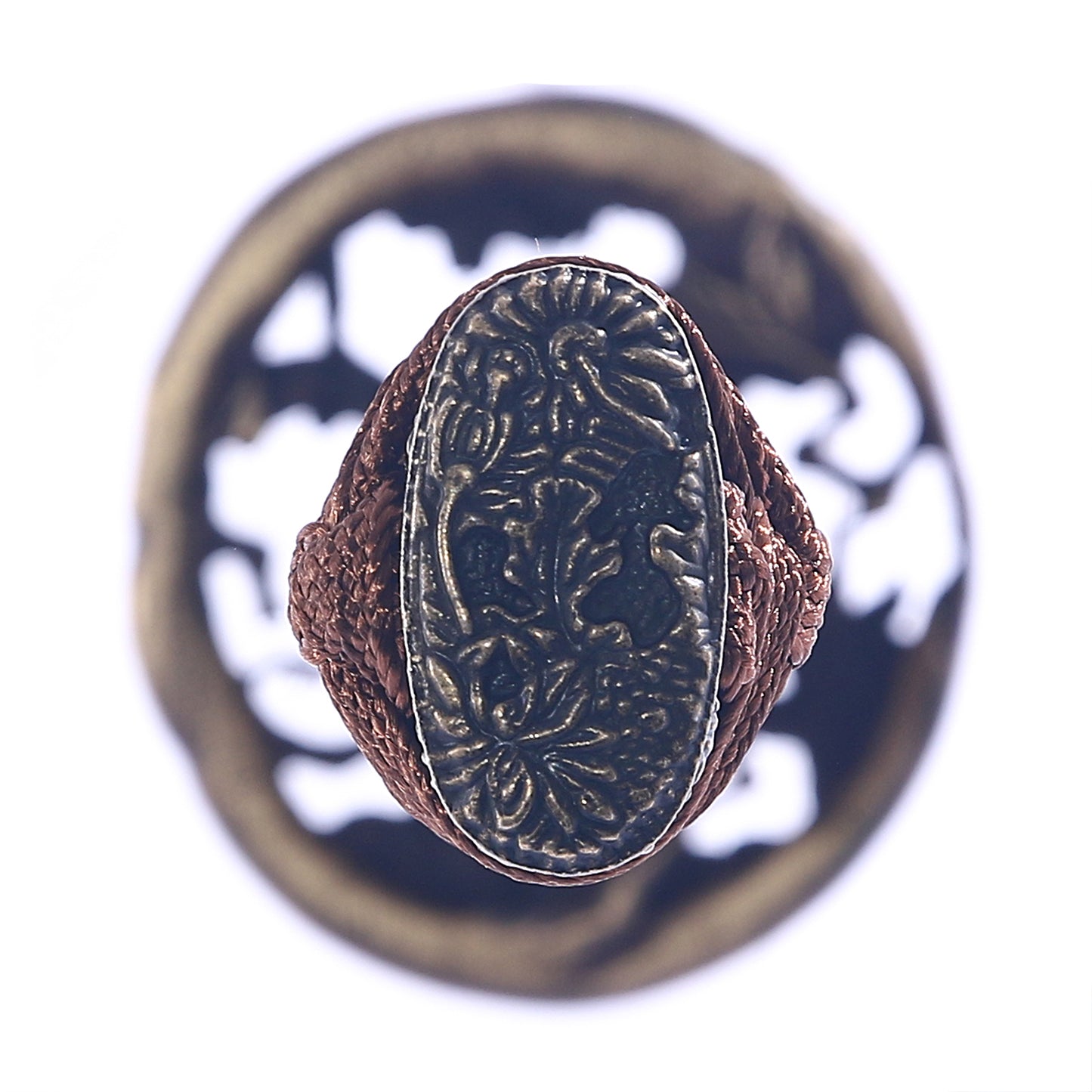Traditional Japanese Katana-Long Sword with Flower Tsuba