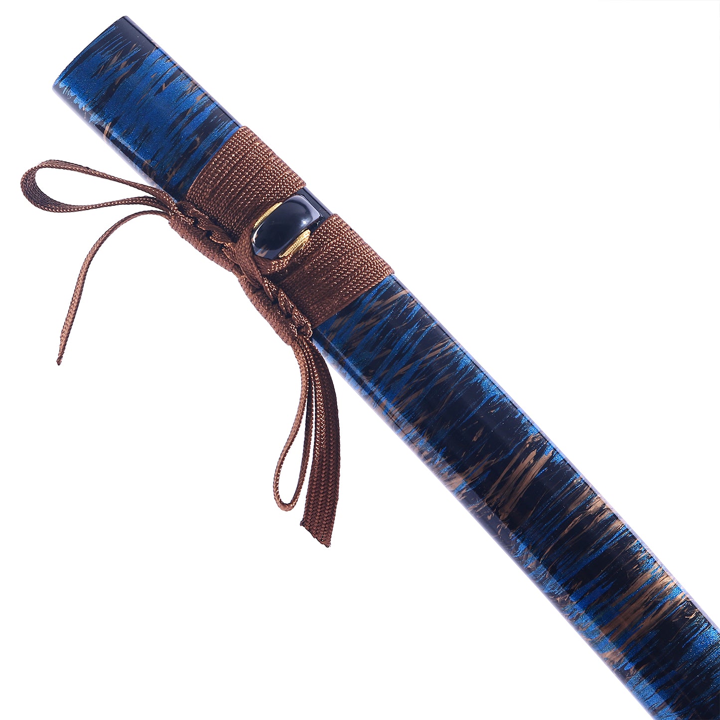 Traditional Japanese Katana-Long Sword with Flower Tsuba