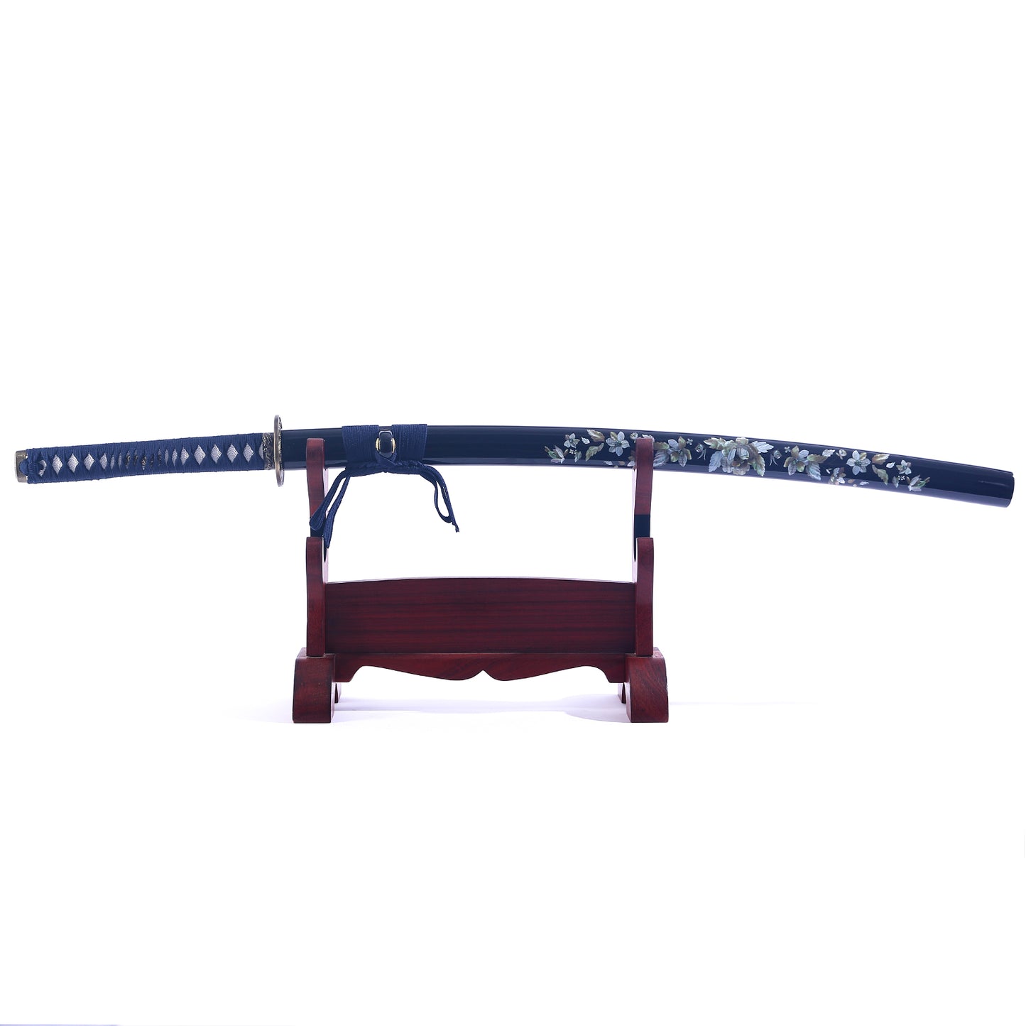 Classic Blue Katana-Martial Arts Sword for Training and Collection