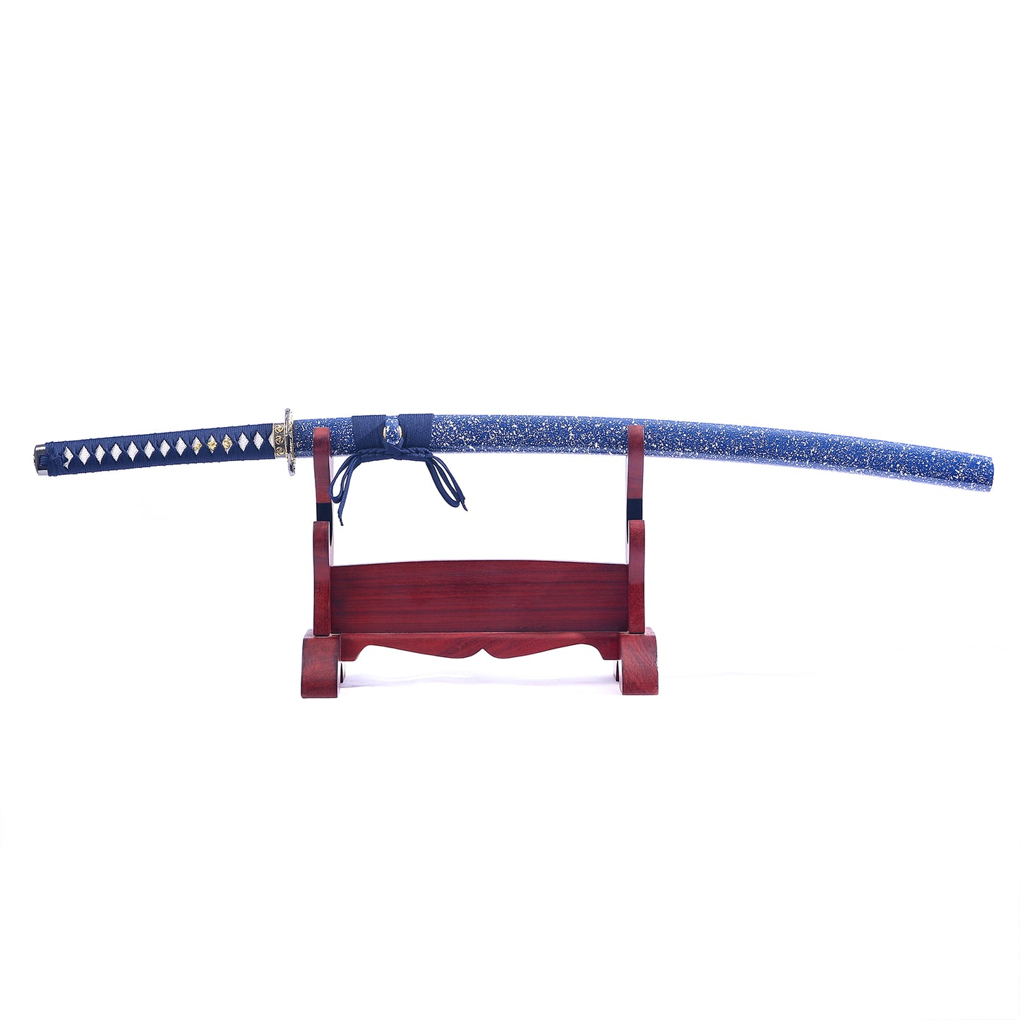 Golden Tsuba Japanese Samurai Sword-Real Katana with Lightning Blade