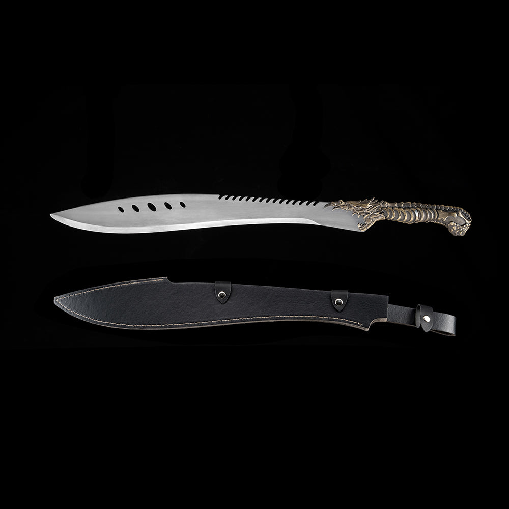 Chinese Sword - Machete Knife with Dragon Handle