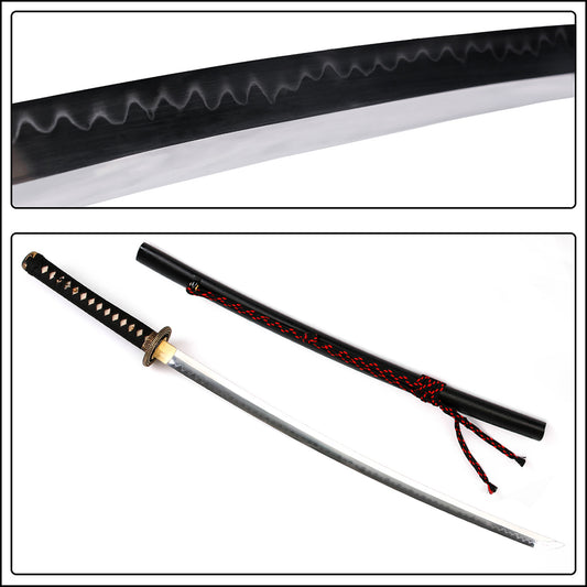 Round-wheeled copper tsuba T10 Harmon sword