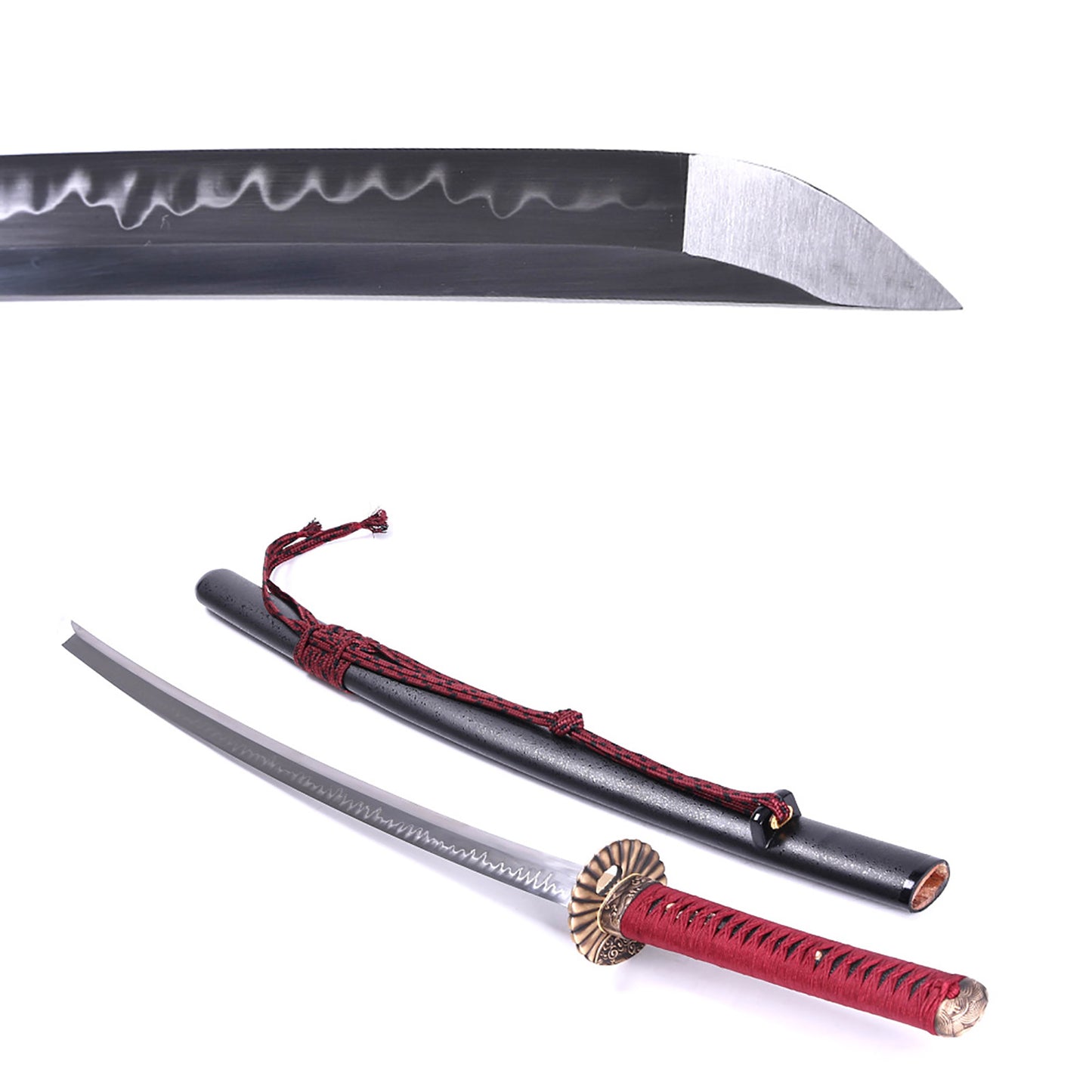 Red Handle T10 Harmon Sword