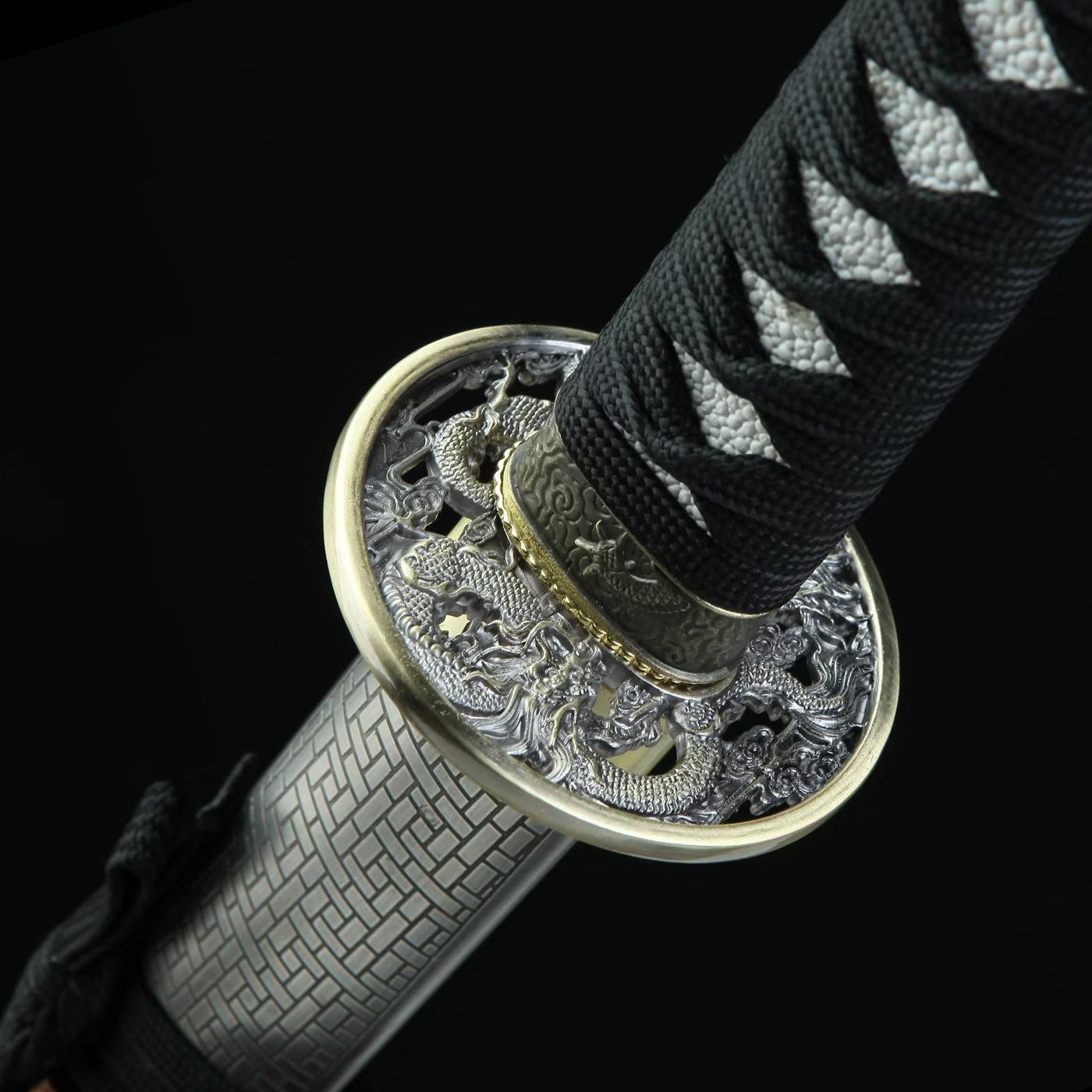 Japanese Dragon Sword - 1060 High Carbon Steel Real Katana