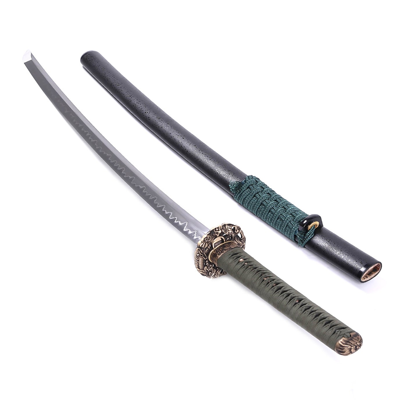Green Handle T10 Harmon Sword