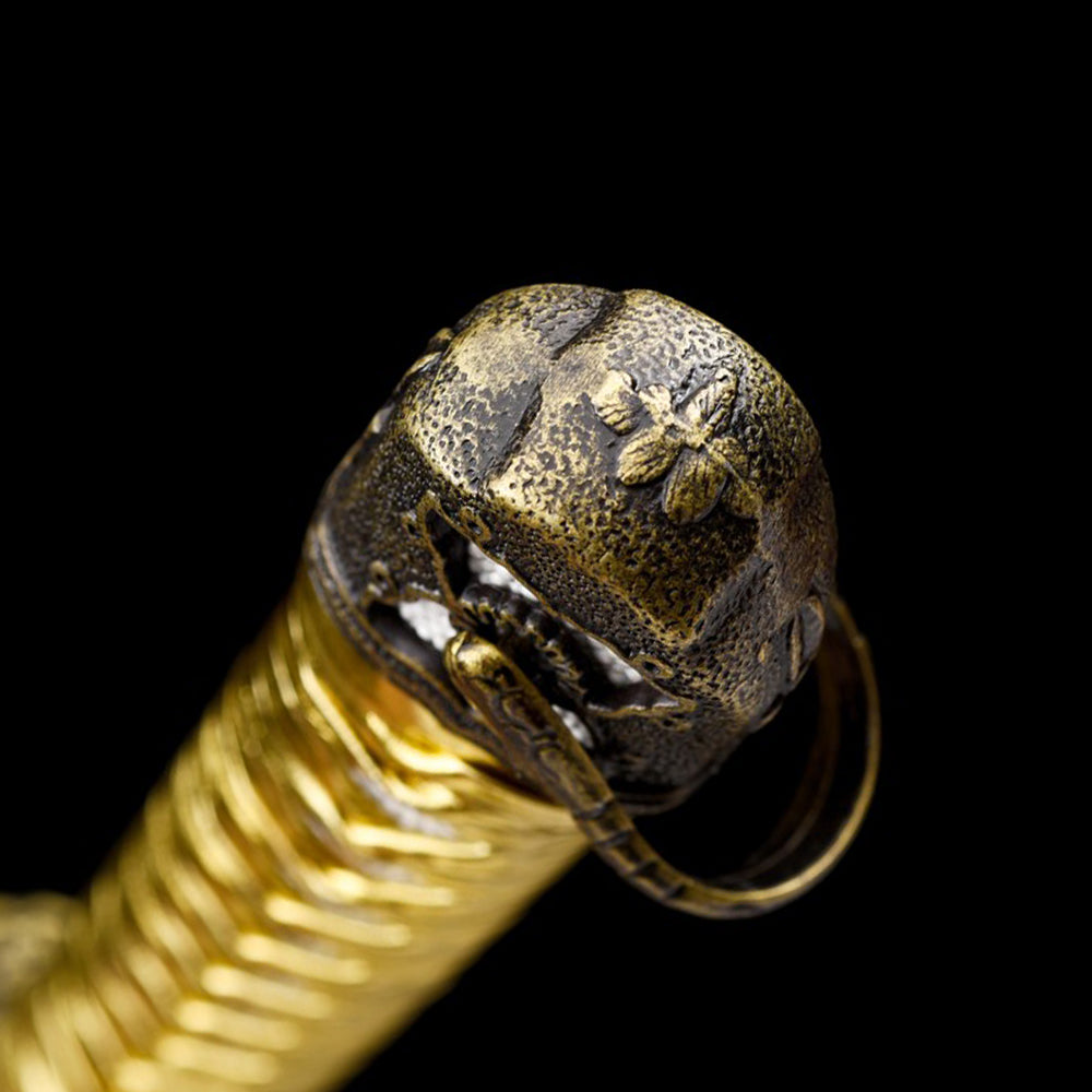 98 Saber - Carbon Steel Katana with Green Saya