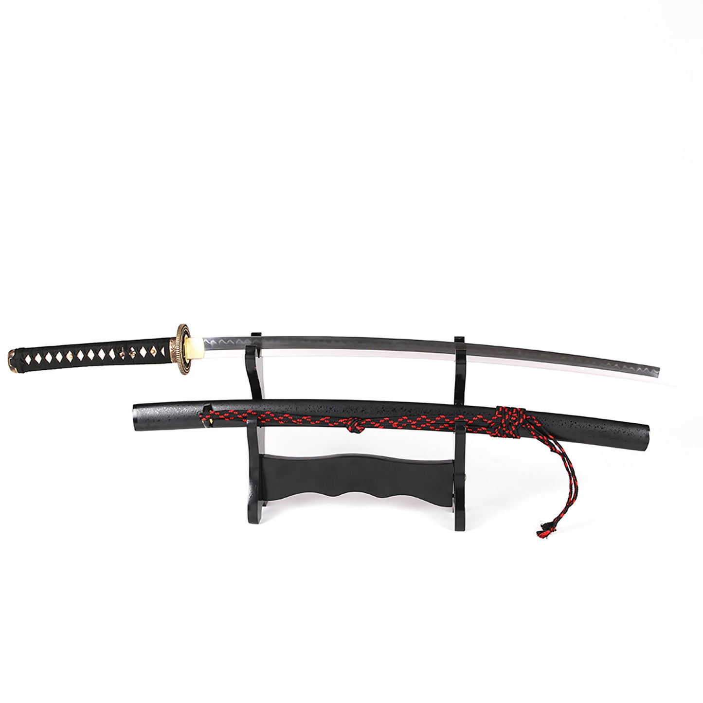 Round-wheeled copper tsuba T10 Harmon sword