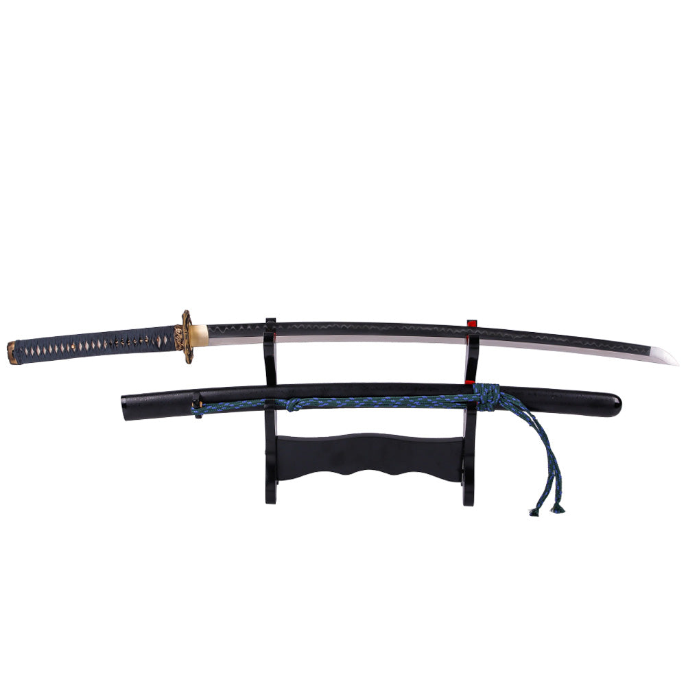 Full Tang Blade Genuine Stingray Skin Handle Real Katana Japanese Samurai Swords