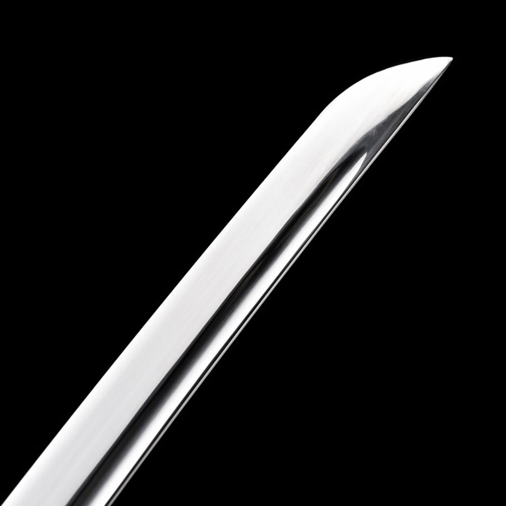 Handmade Katana Sword Set - Black Long Japanese Samurai Sword and Tanto for Sale