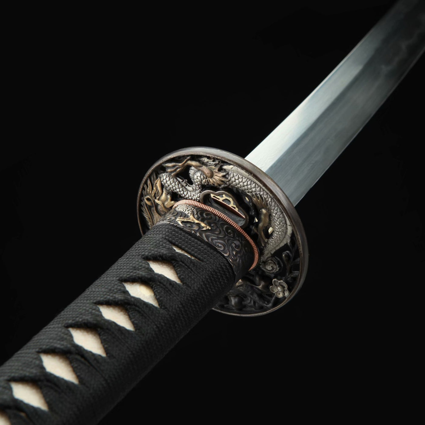 High Quality Damascus Katana - Real Japanese Sword for Cutting and Collection