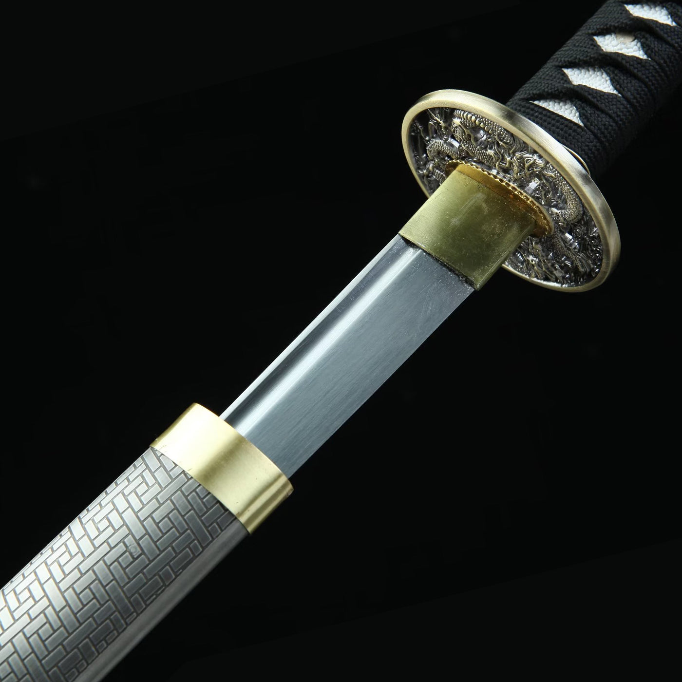 Japanese Dragon Sword - 1060 High Carbon Steel Real Katana