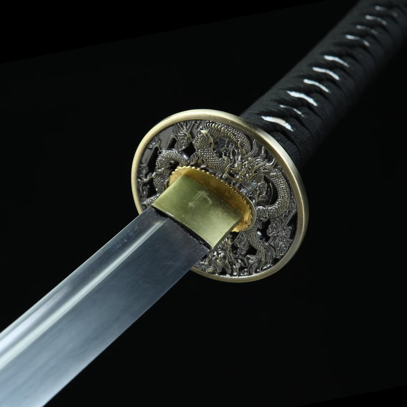 Japanese Dragon Sword - 1060 High Carbon Steel Real Katana