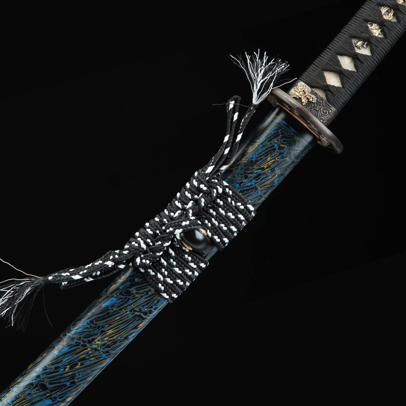 High Quality Damascus Katana - Real Japanese Sword for Cutting and Collection