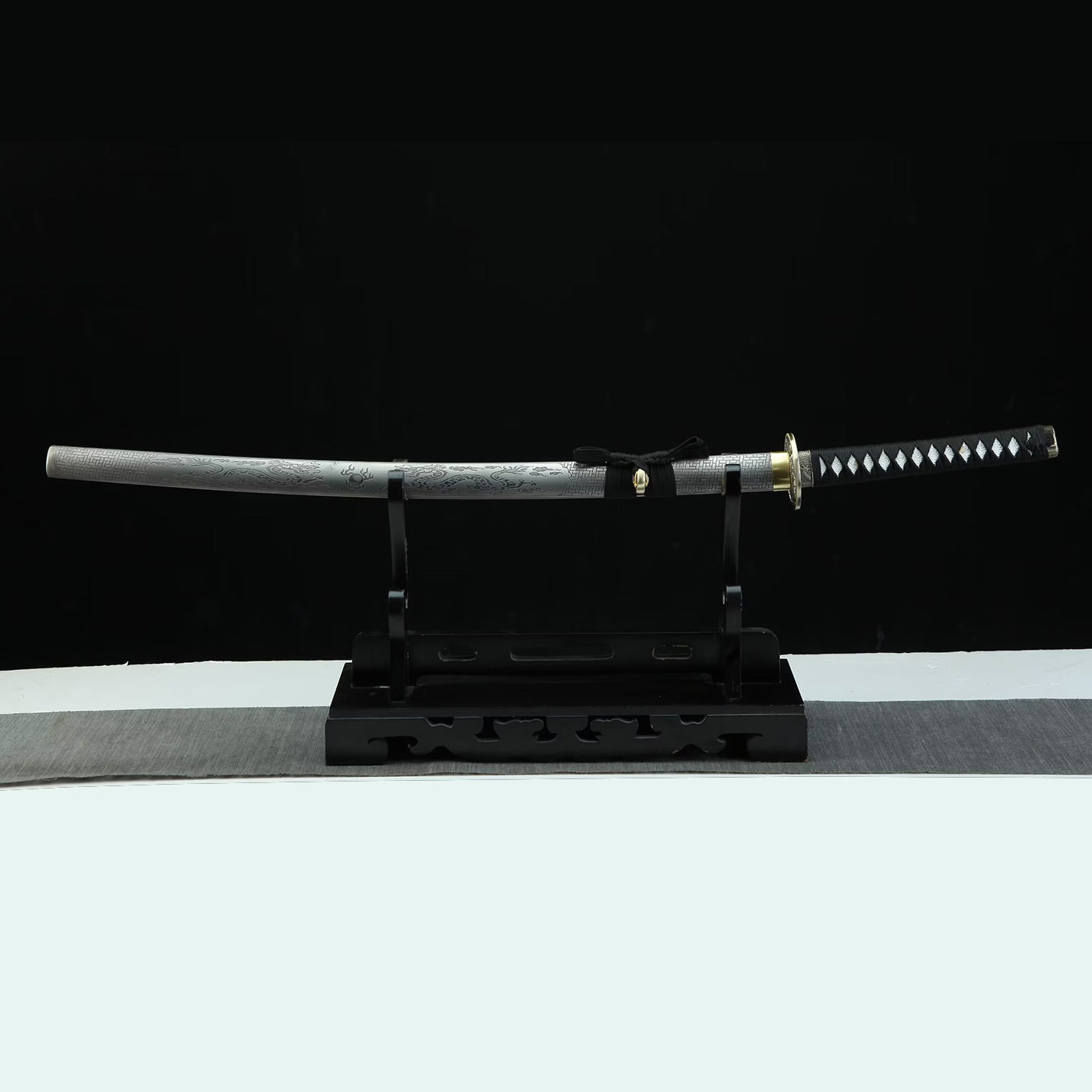 Japanese Dragon Sword - 1060 High Carbon Steel Real Katana