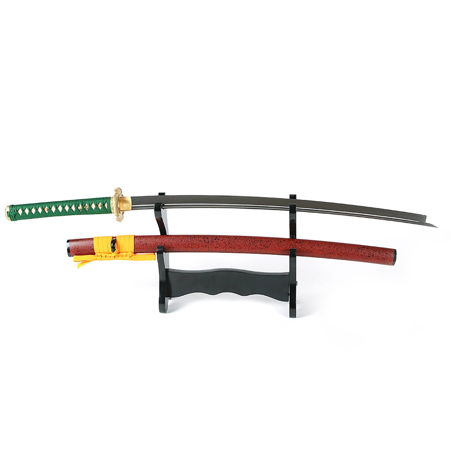 Golden chrysanthemum tsuba sword