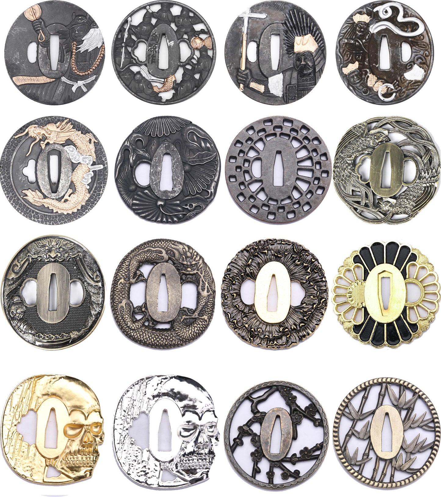 Alloy Tsuba Guard For Japanese Tsuba Samurai Katana Sword