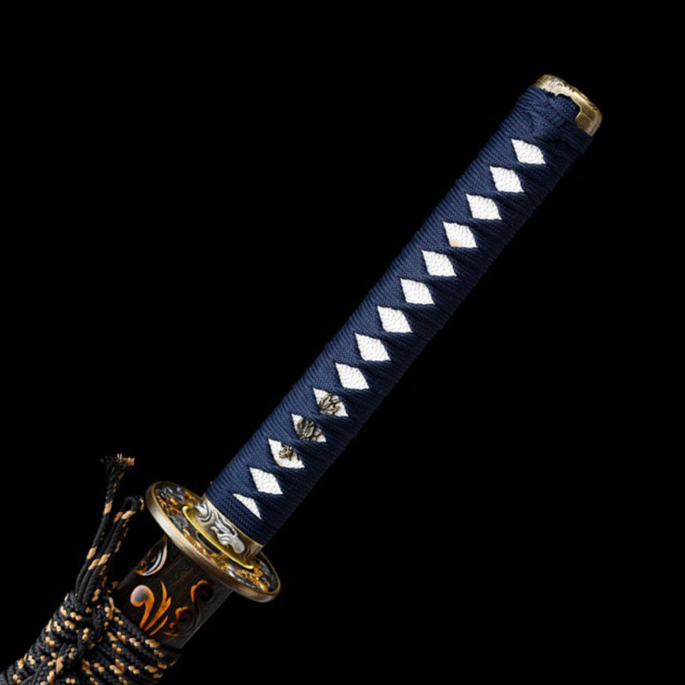Handmade Dragon Katana - 40.5inch Real Japanese Samurai Sword with Engraving Full Tang Blade