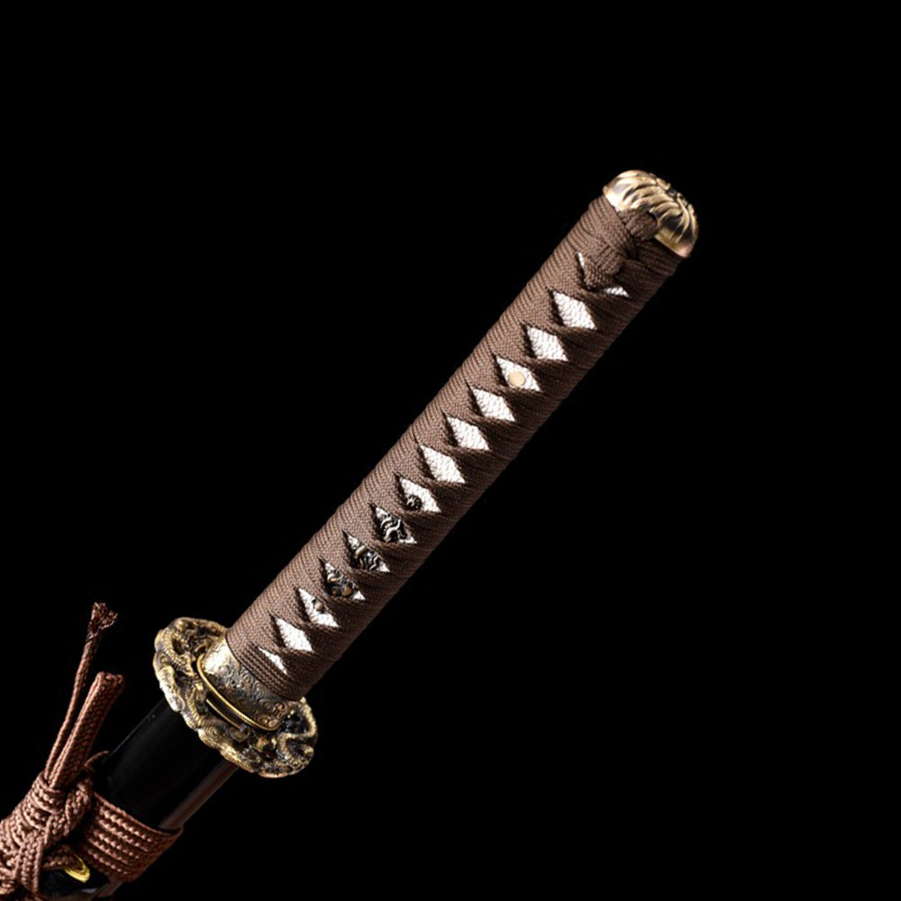 High Quality Dragon Katana Sword-40.5inch Japanese Long Sword with Brass Accessories