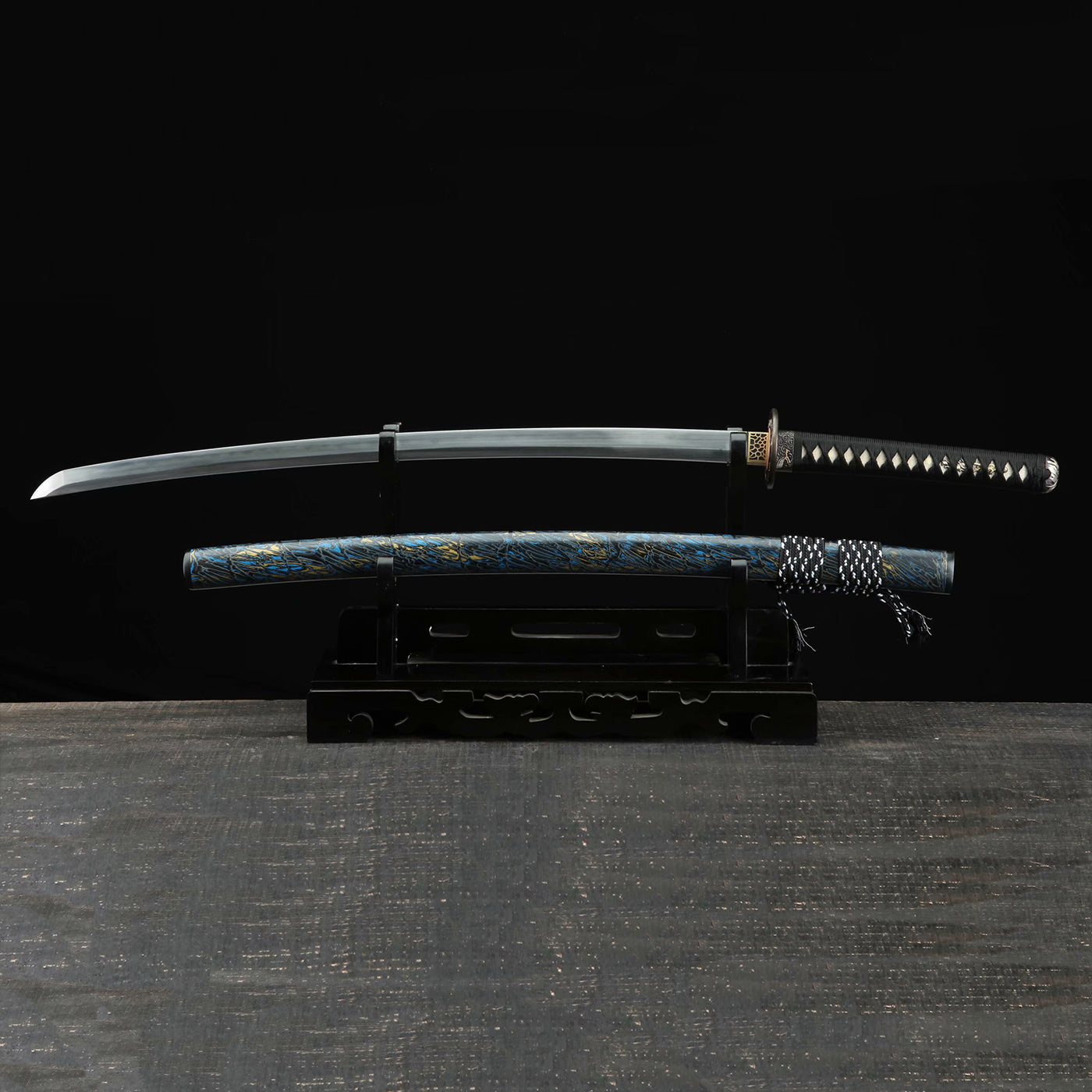 High Quality Damascus Katana - Real Japanese Sword for Cutting and Collection