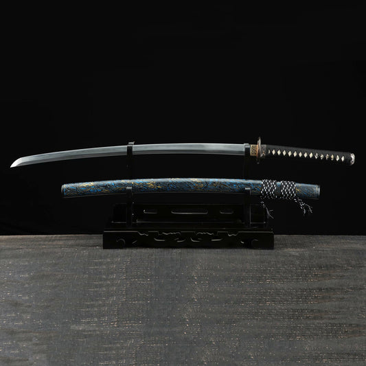 High Quality Damascus Katana - Real Japanese Sword for Cutting and Collection