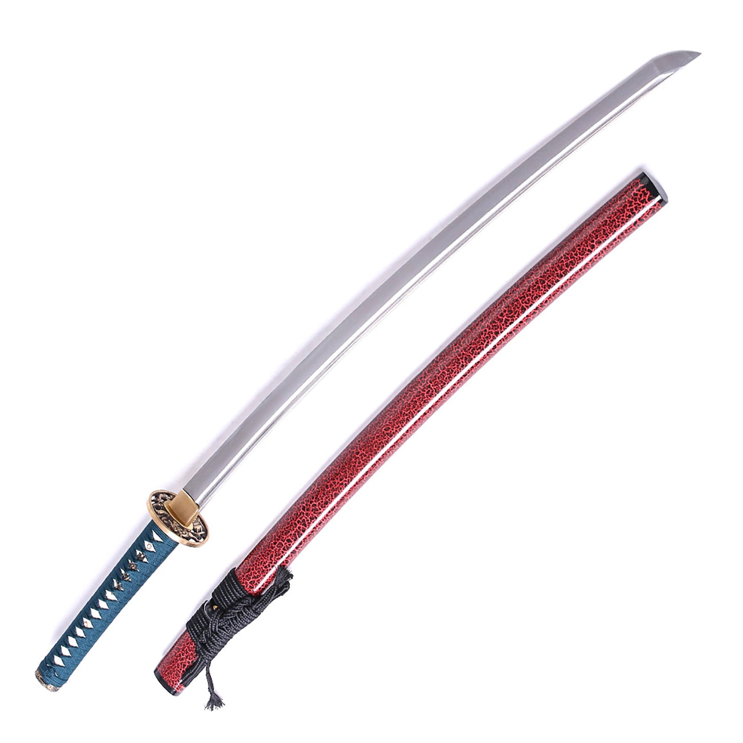 Brass dragon tsuba Sword