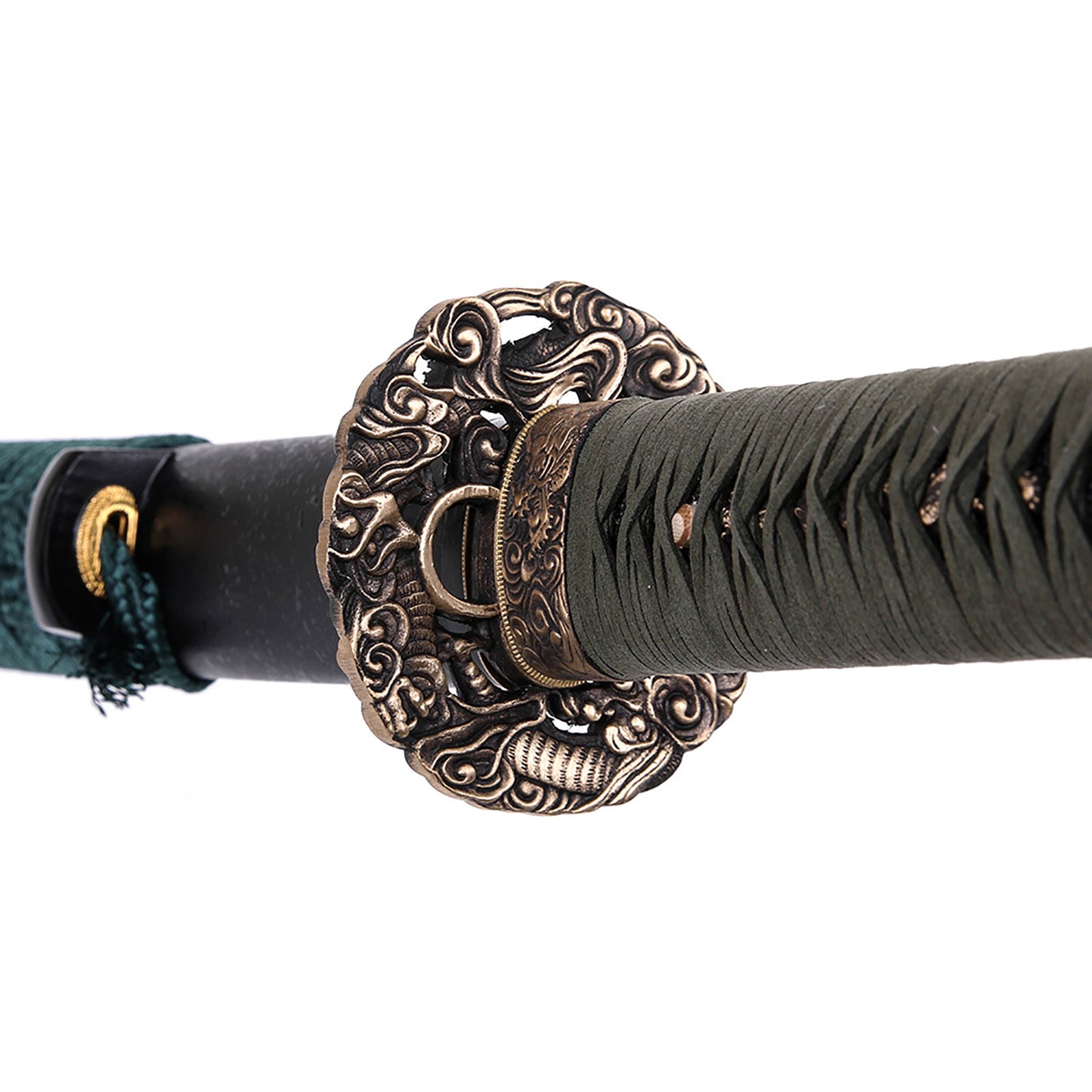 Green Handle T10 Harmon Sword