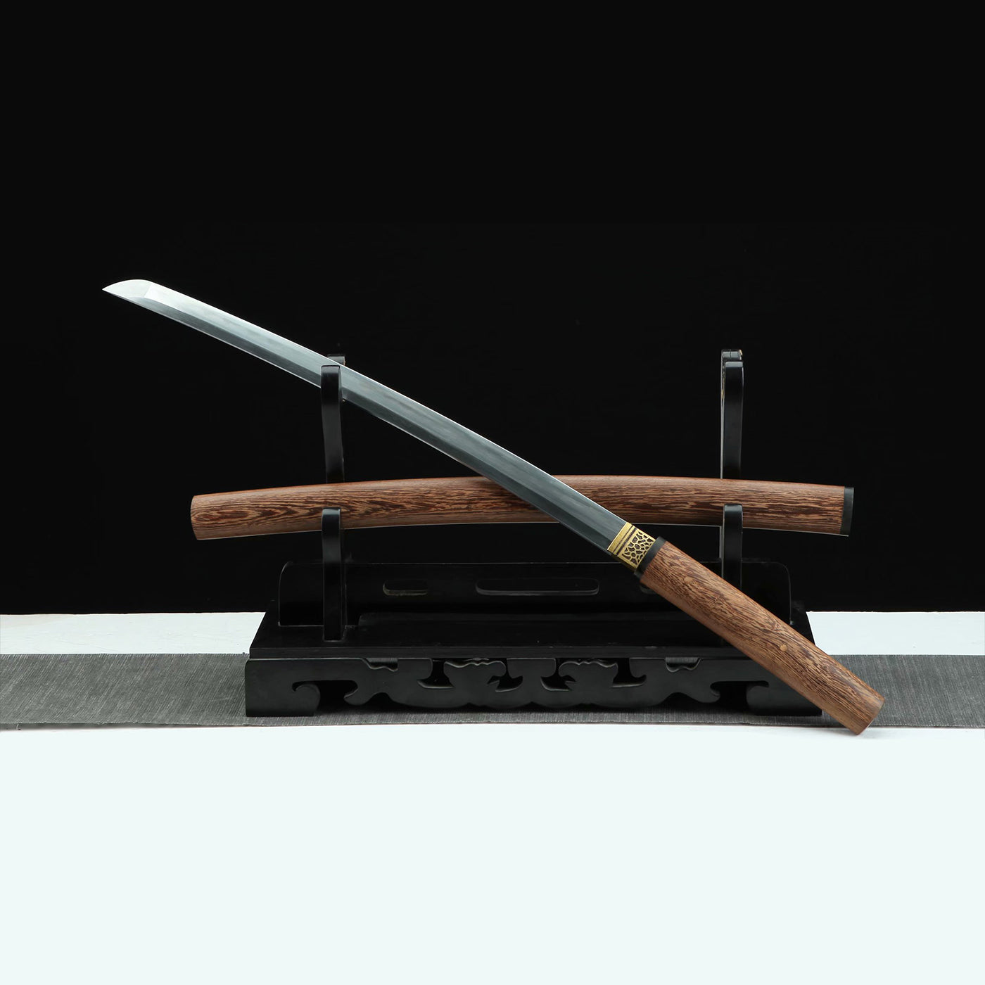 Japanese Sword Kits - Handmade Damascus Steel Katana, Wakizashi and Tanto