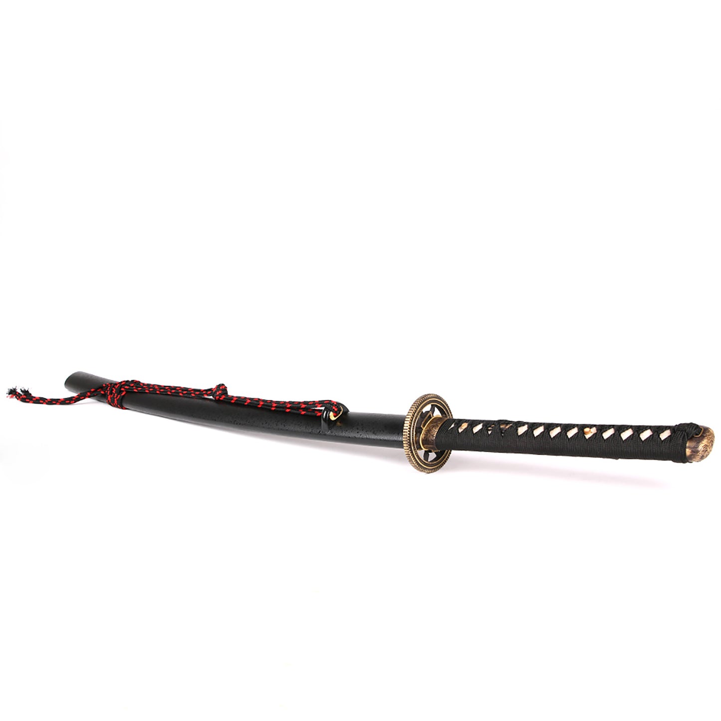 Round-wheeled copper tsuba T10 Harmon sword