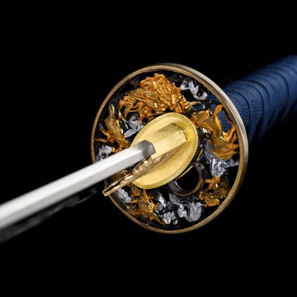 Handmade Dragon Katana - 40.5inch Real Japanese Samurai