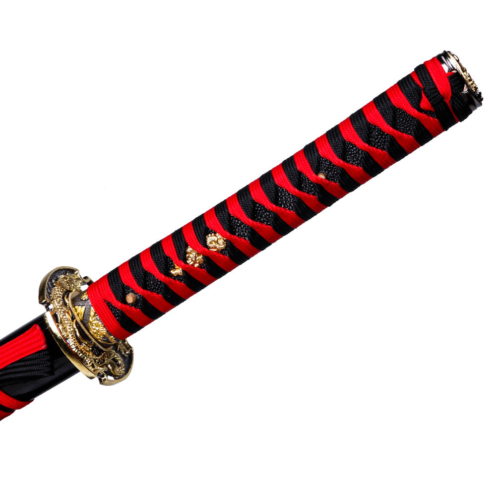 Handmade Japanese Samurai Katana Swords Custom Dragon Swords