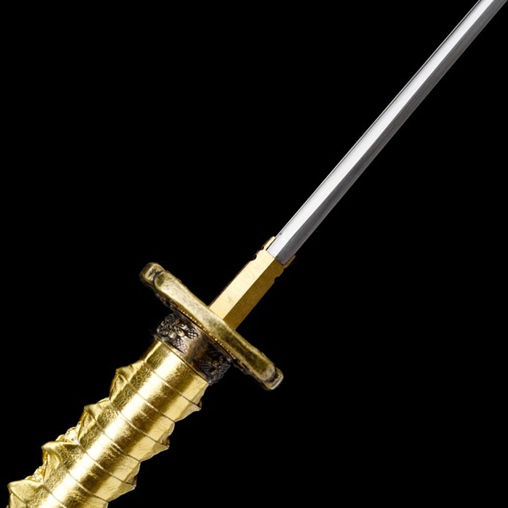 98 Saber - Carbon Steel Katana with Green Saya