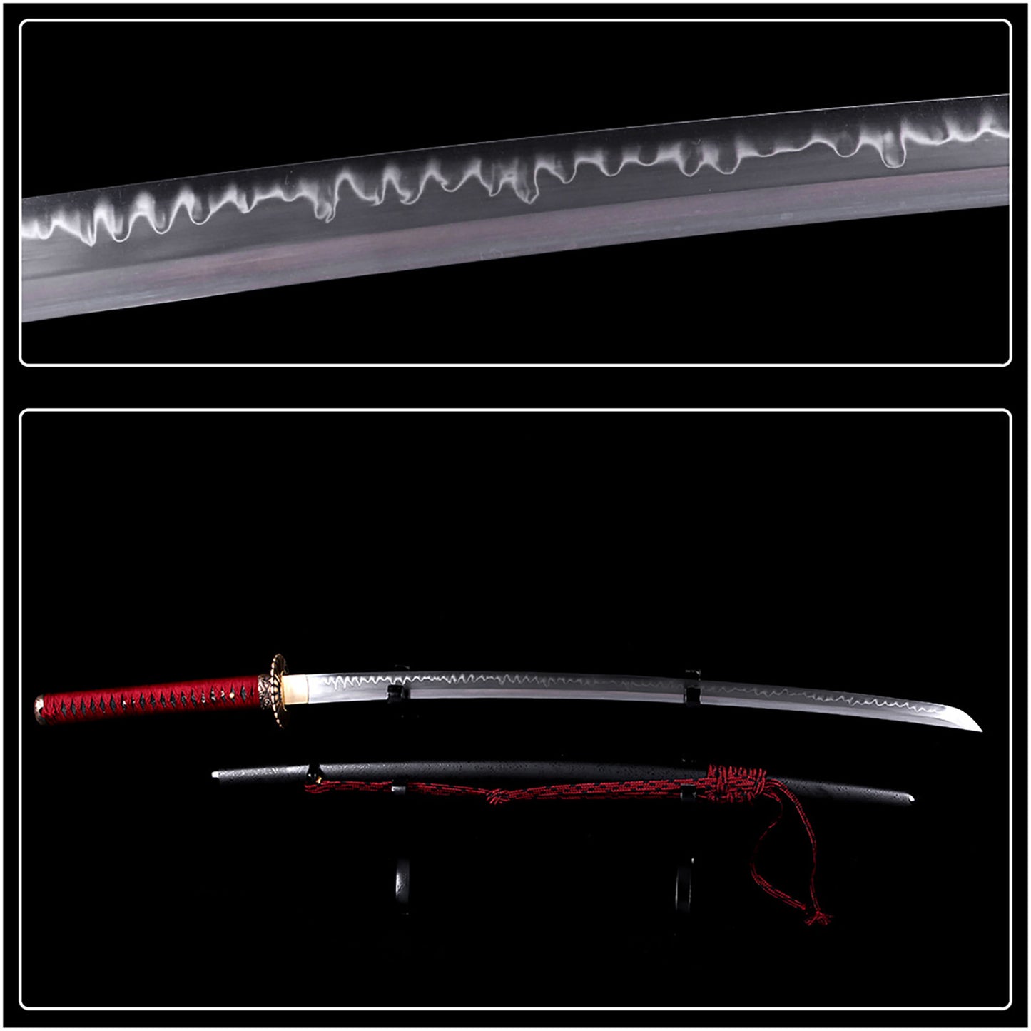 Red Handle T10 Harmon Sword