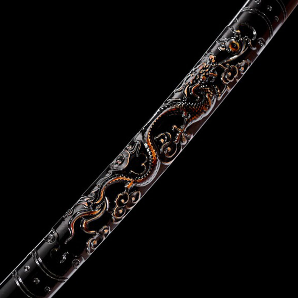 High Quality Dragon Katana Sword-40.5inch Japanese Long Sword with Brass Accessories
