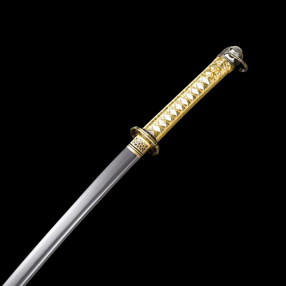 98 Saber - Carbon Steel Katana with Green Saya