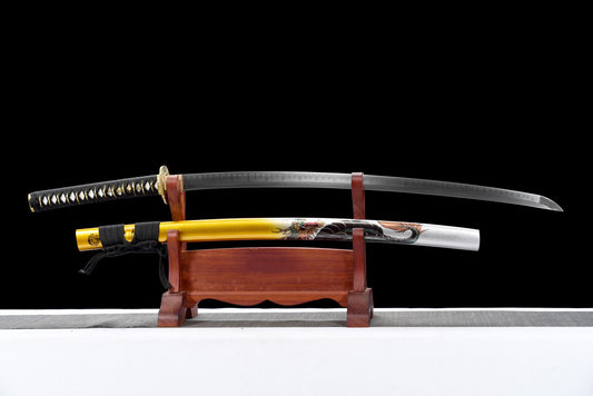 Japanese Golden Sword T10 Steel Katana