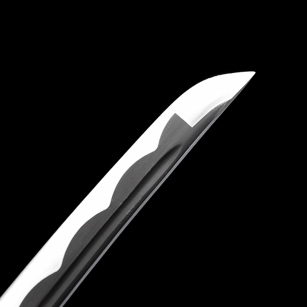 Metal Sword-Real Wakizashi with Red Saya