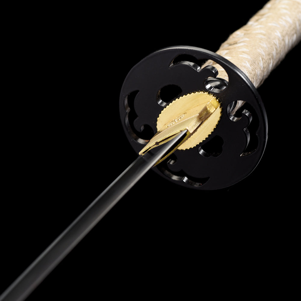 Japanese Wakizashi Sword with Burlywood Saya