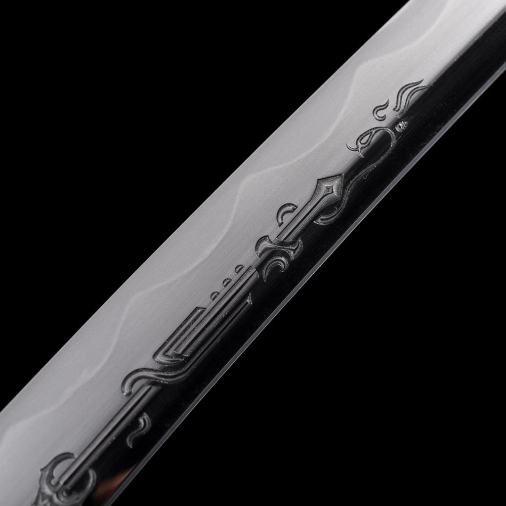 Handmade Carving Blade-Japanese Wakizashi Sword