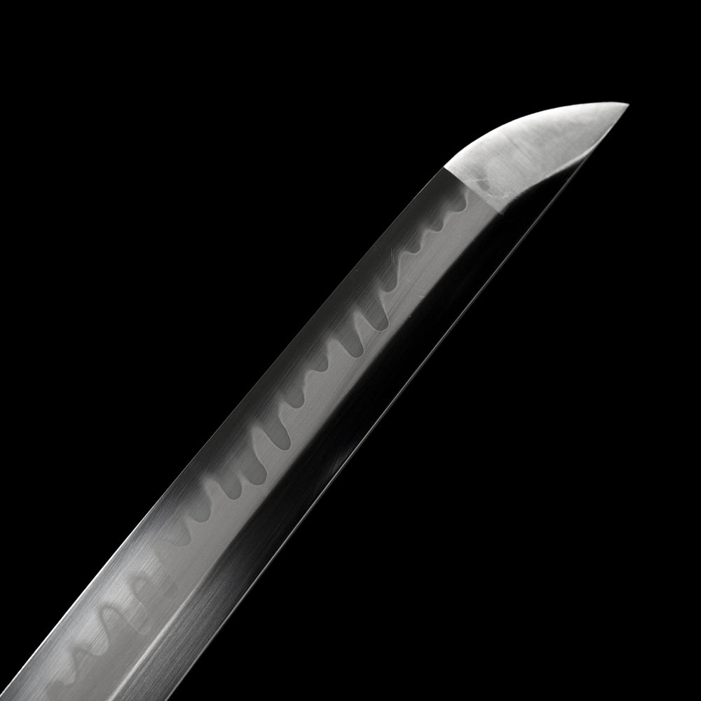 Hand-forged T10 Steel Clay Tempered Blade-Japanese Wakizashi Sword
