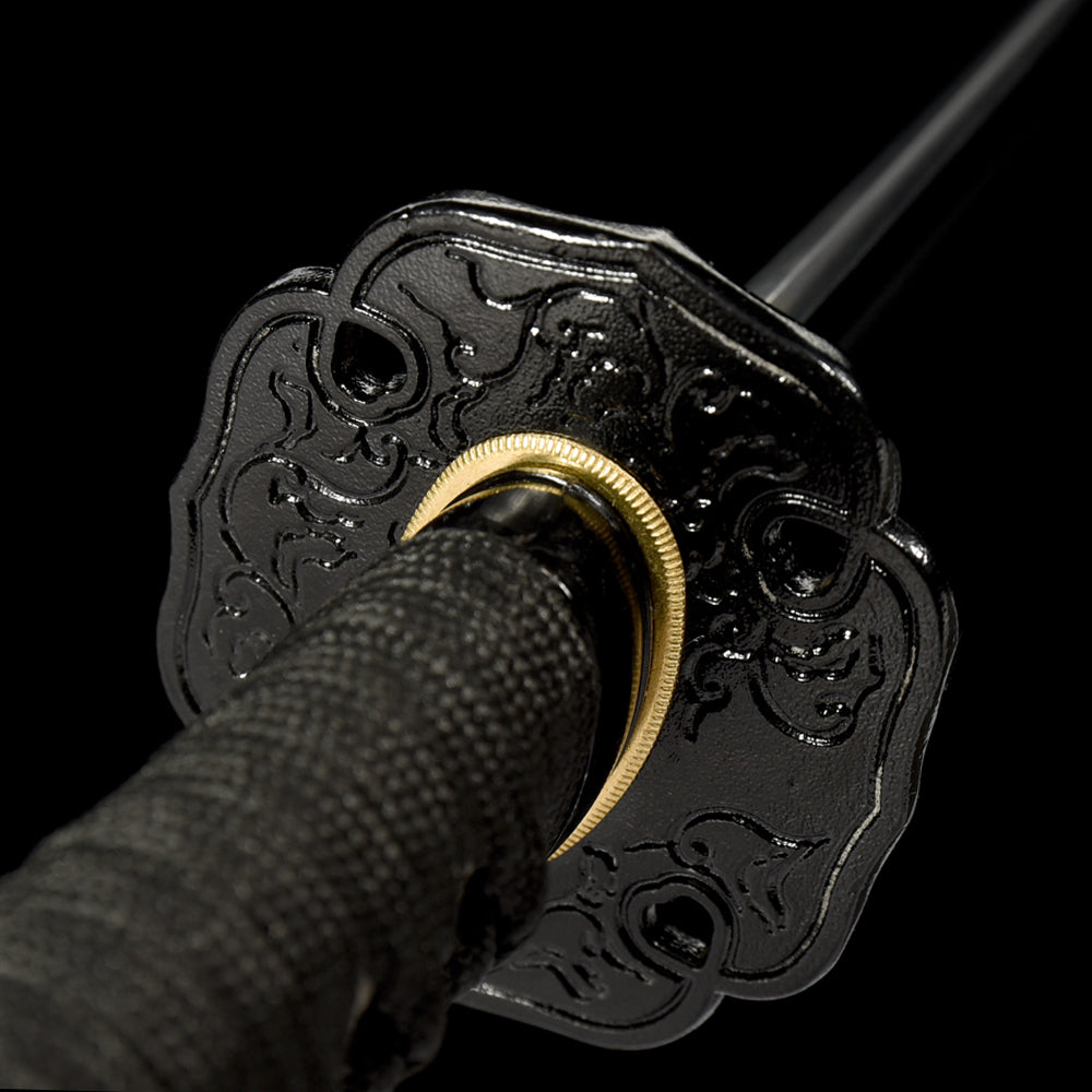 Hand-forged T10 Steel Clay Tempered Blade-Japanese Wakizashi Sword