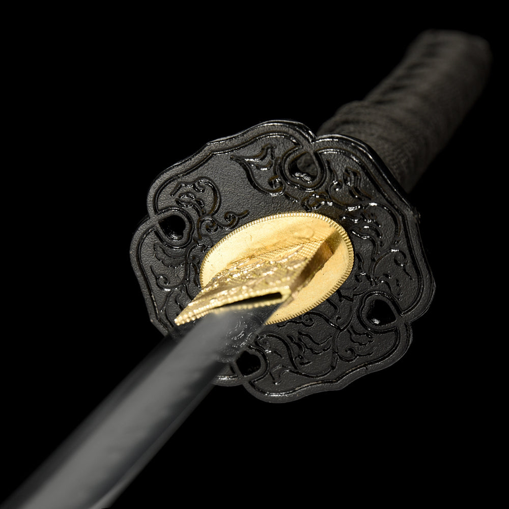 Hand-forged T10 Steel Clay Tempered Blade-Japanese Wakizashi Sword